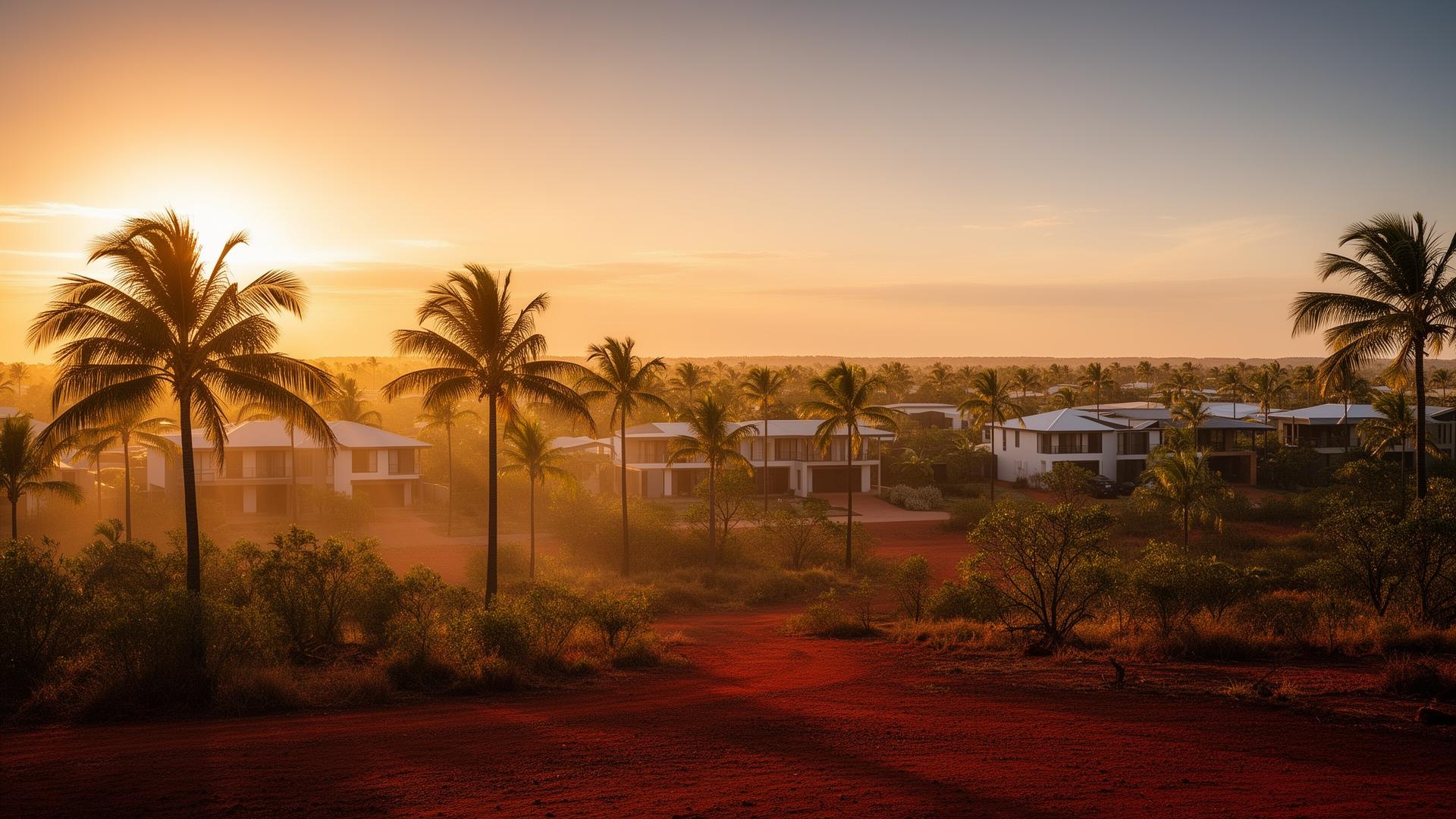Darwin property and tropical Northern Territory landscape